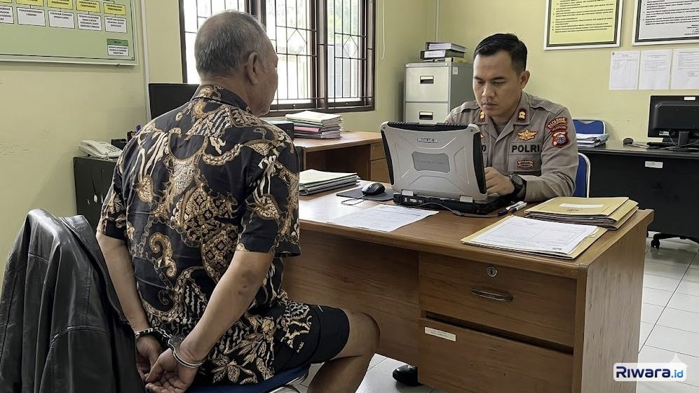 Ilustrasi penangkapan Kiai A dibuat dengan bantuan Gemini AI